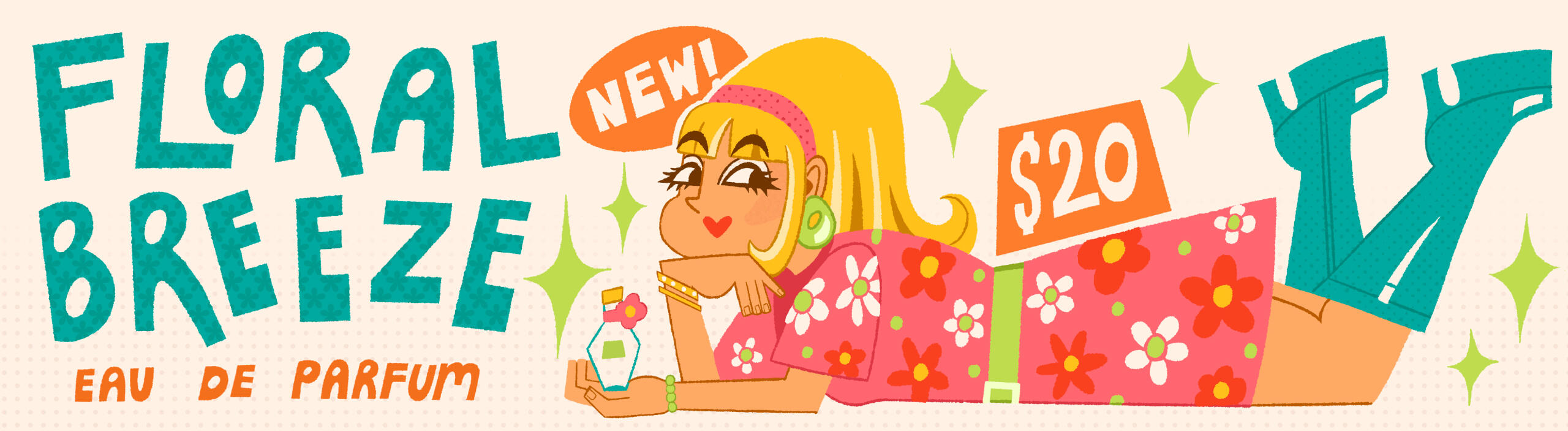 Floral Breeze Billboard